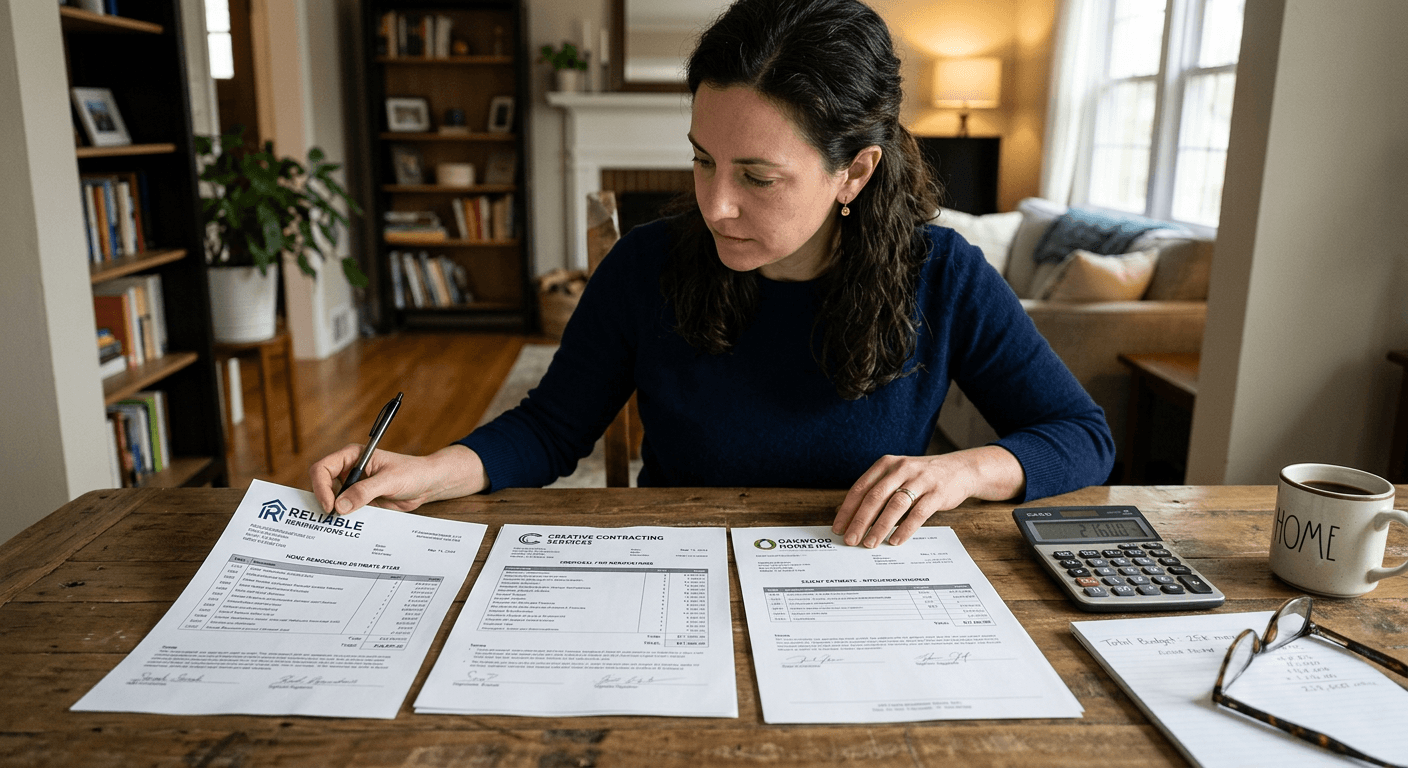 How to Compare Contractor Quotes Without Getting Burned in 2026